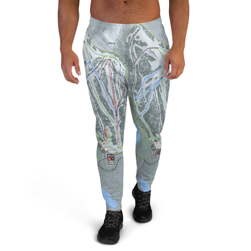 Anthony Lakes, Oregon Ski Trail Map Men's Mid-Layer - Powderaddicts