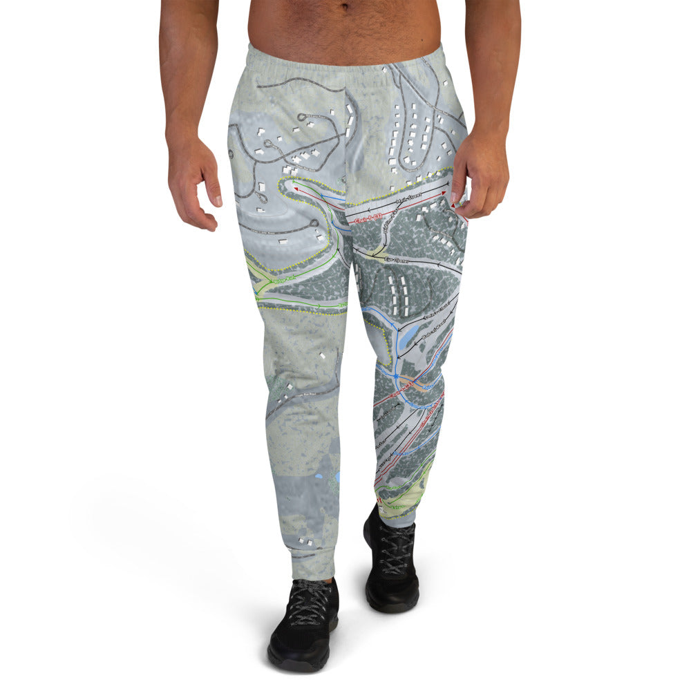 Wisp, Maryland Ski Trail Map Men's Mid-Layer - Powderaddicts