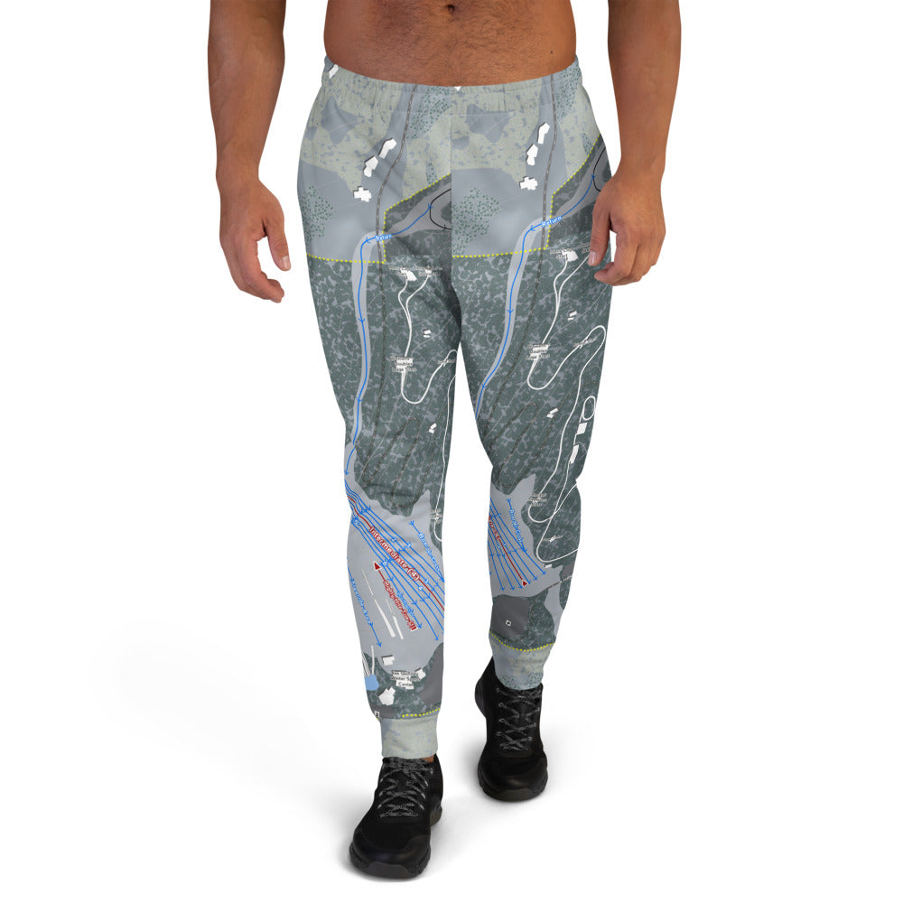 Utah Olympic Park, Utah Ski Trail Map Men's Mid-Layer - Powderaddicts