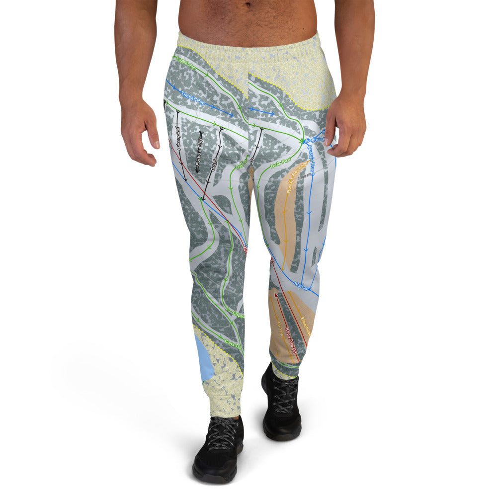 Christie Mountain, Wisconsin Ski Trail Map Men's Mid-Layer - Powderaddicts