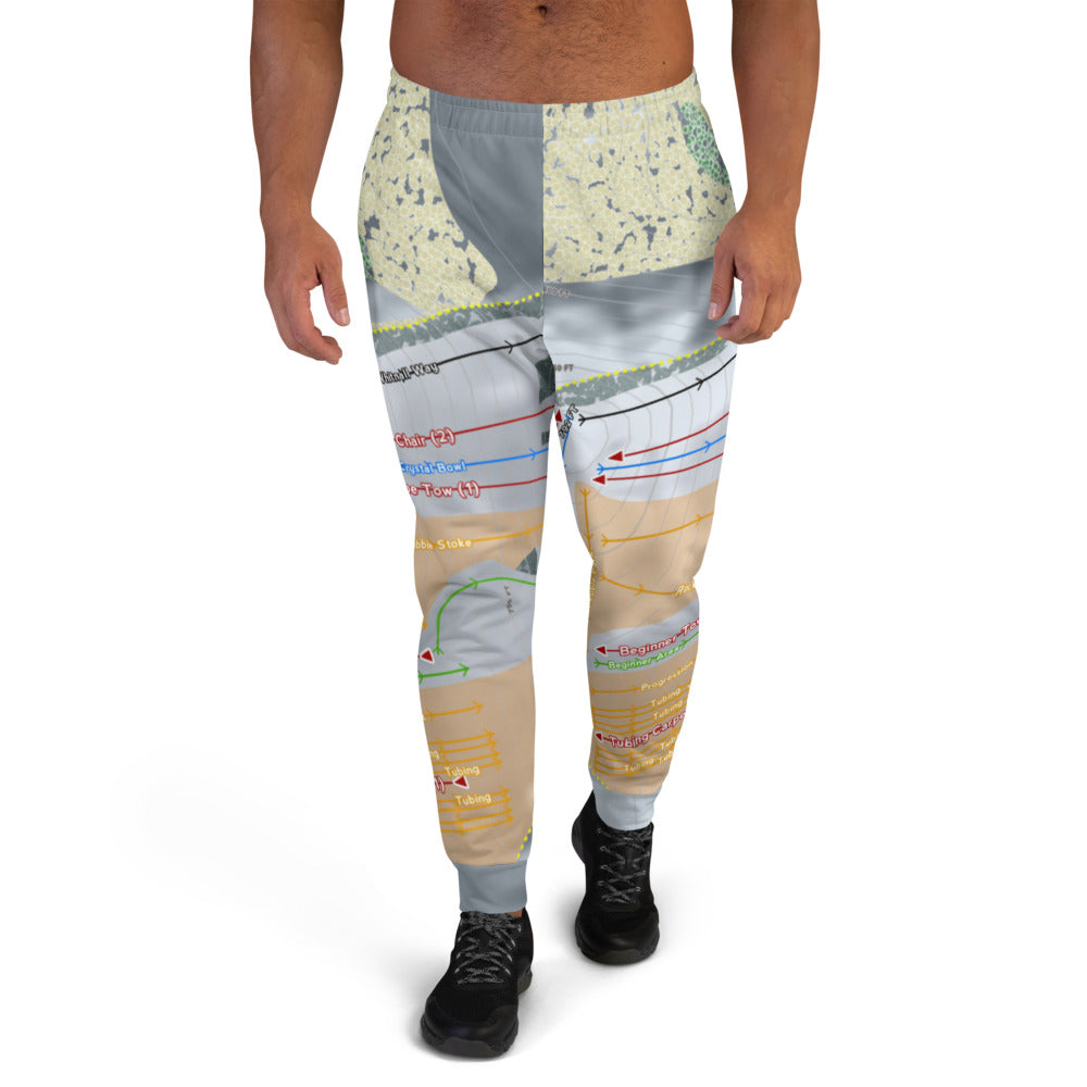 The Rock Snowpark, Wisconsin Ski Trail Map Men's Mid-Layer - Powderaddicts