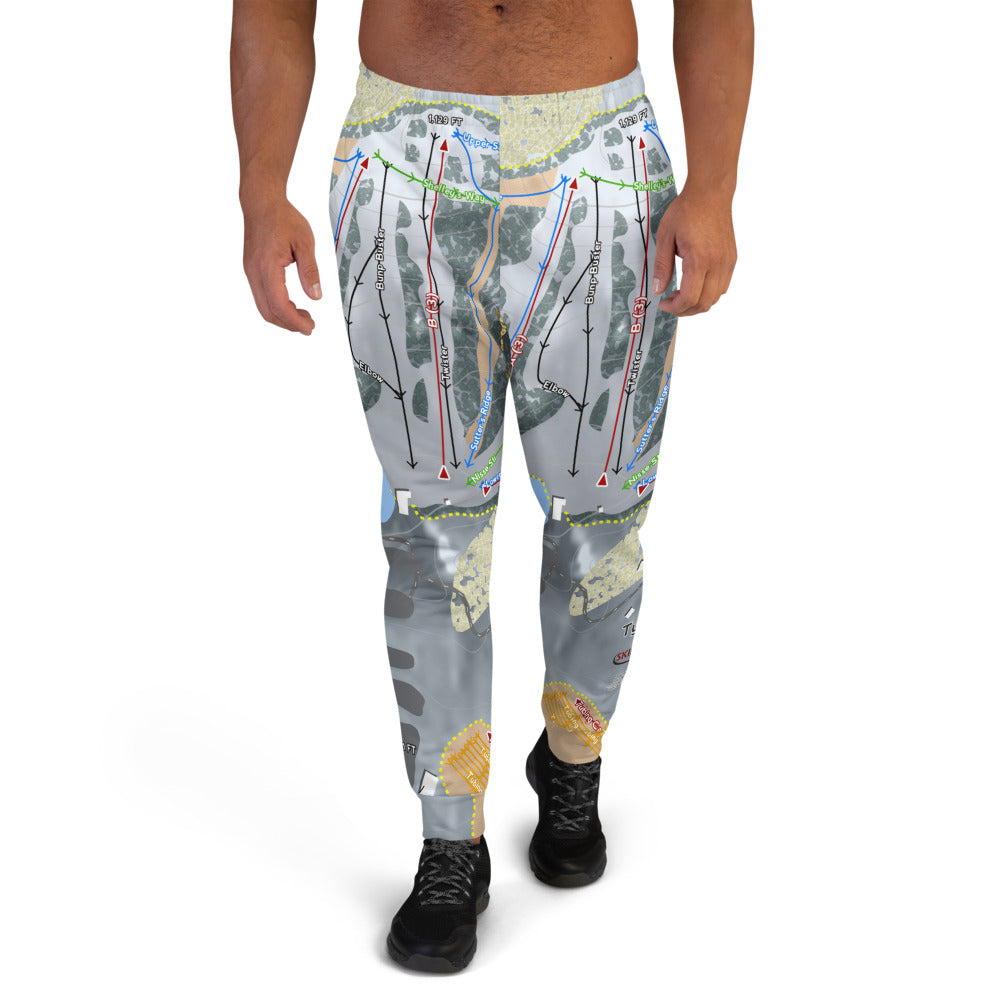 Tyrol Basin, Wisconsin Ski Trail Map Men's Mid-Layer - Powderaddicts