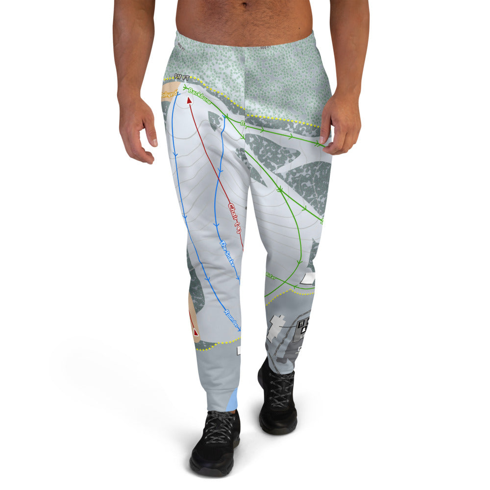 Sleepy Hollow Sports Park, Iowa Ski Trail Map Men's Mid-Layer - Powderaddicts