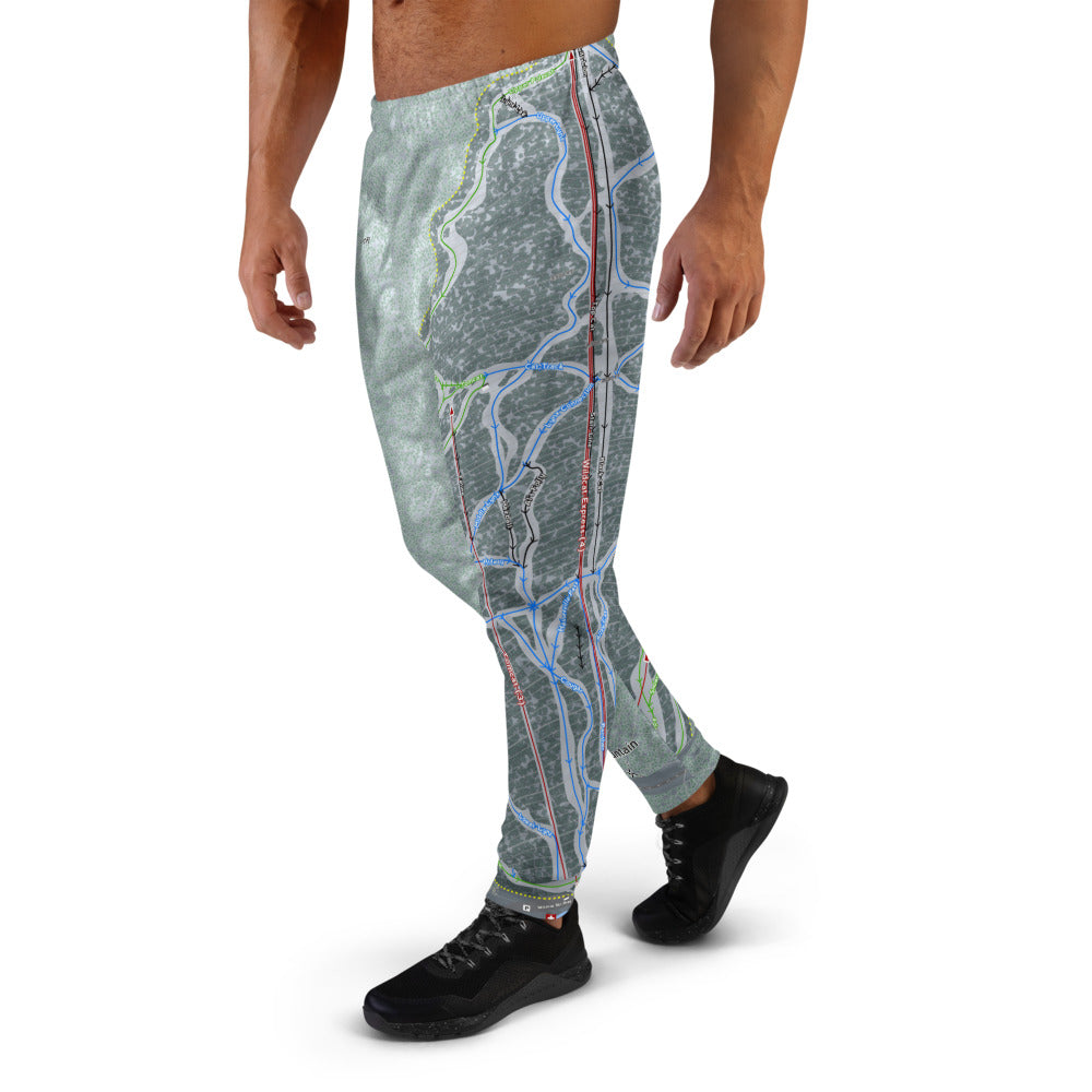 Wildcat Mountain, New Hampshire Ski Trail Map Men's Mid-Layer - Powderaddicts