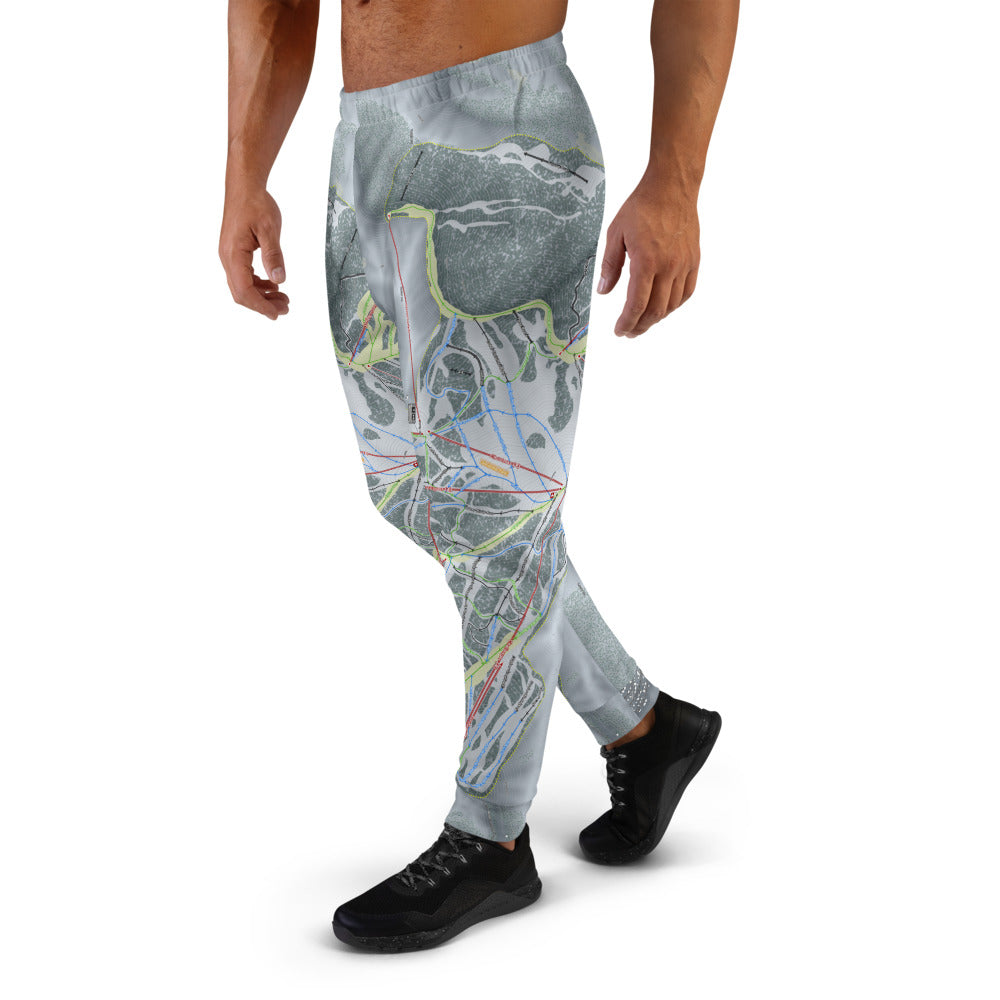 Sun Valley, Idaho Ski Trail Map Men's Mid-Layer - Powderaddicts