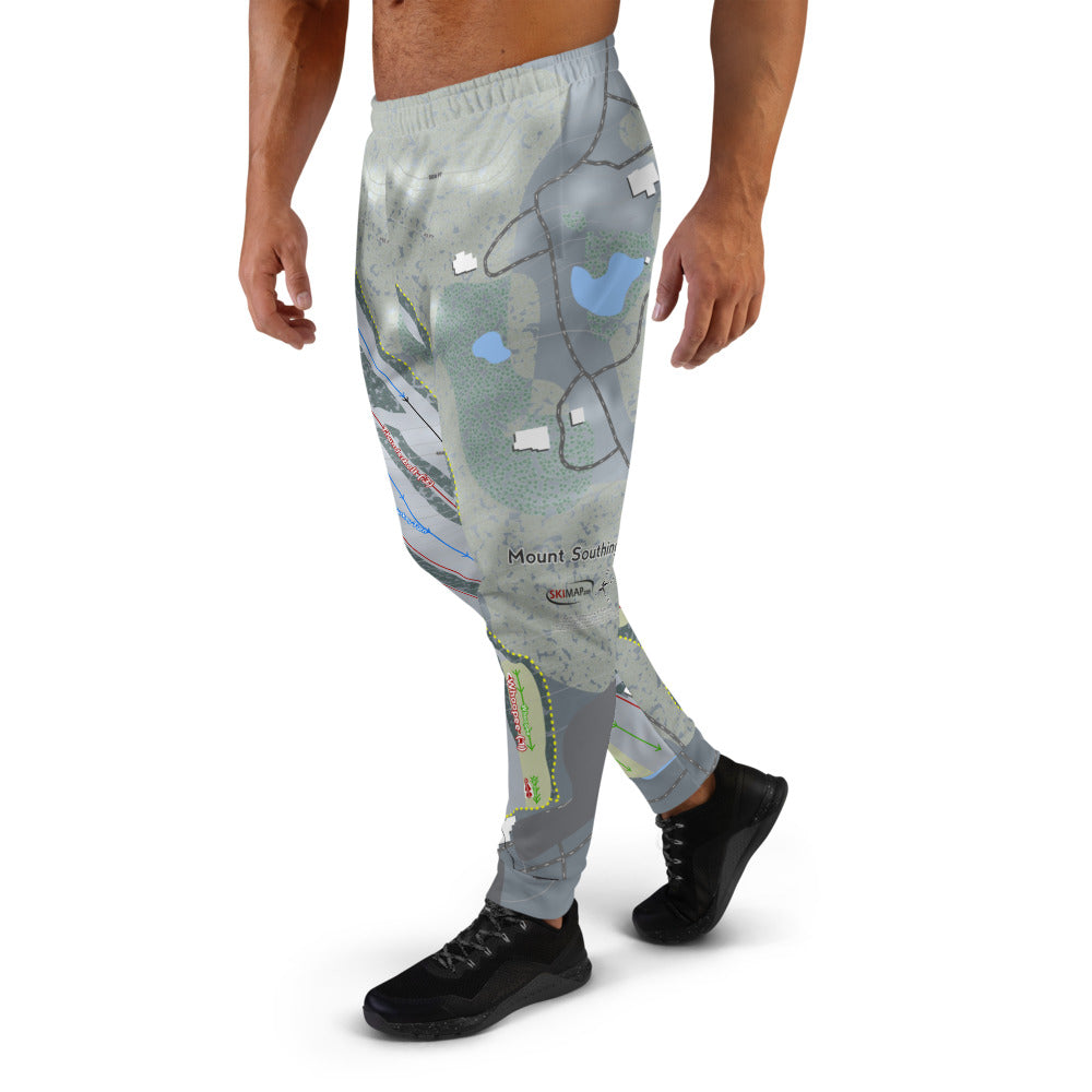 Mount Southington, Connecticut Ski Trail Map Men's Mid-Layer - Powderaddicts