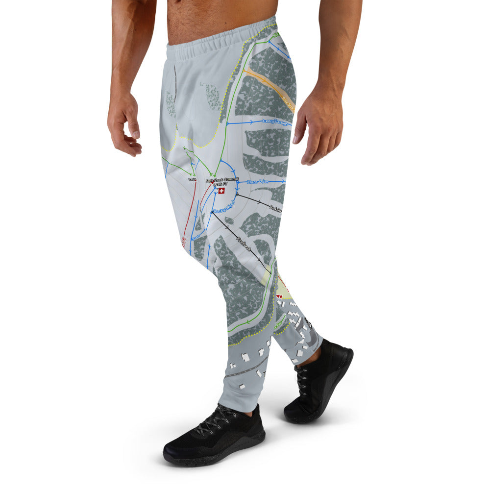 Tahoe Donner, California Ski Trail Map Men's Mid-Layer - Powderaddicts