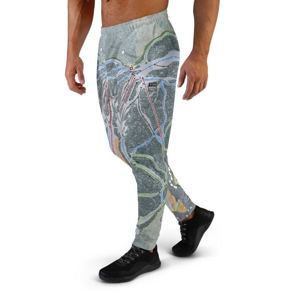 Cranmore Mountain, New Hampshire Ski Trail Map Men's Mid-Layer - Powderaddicts
