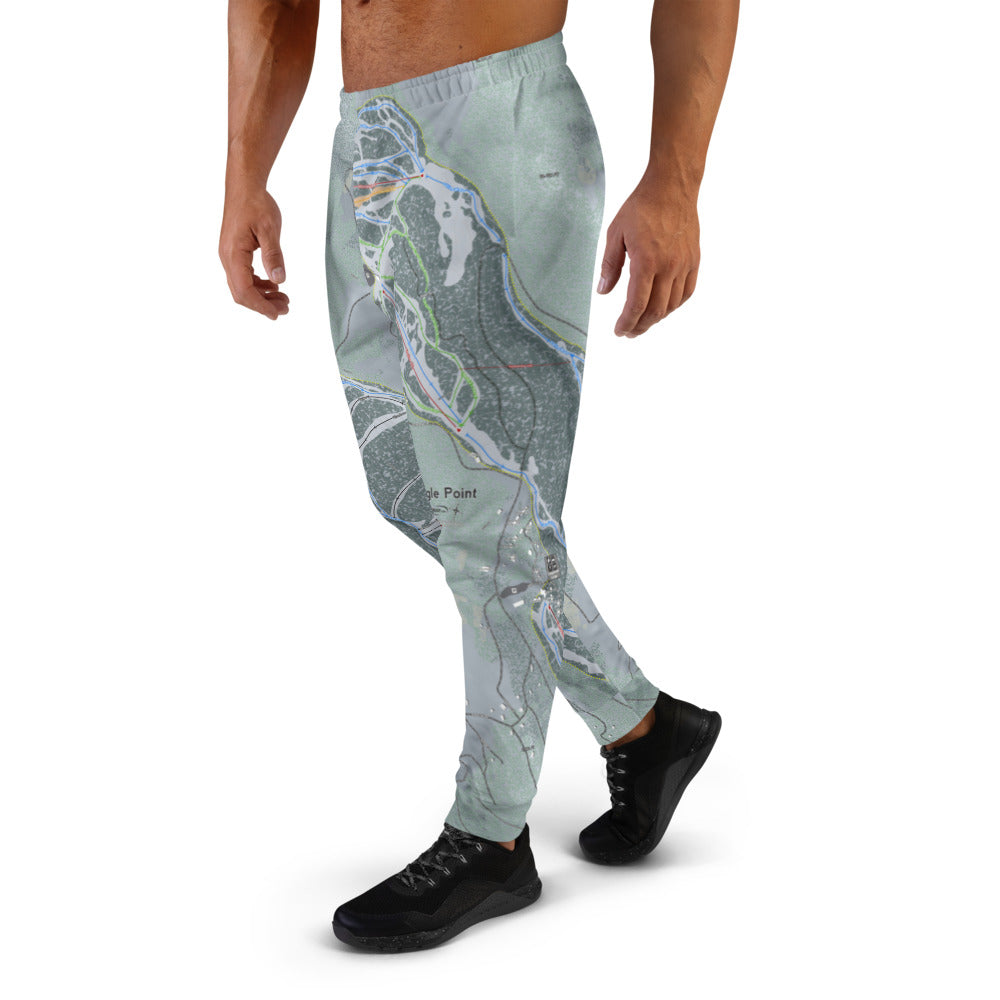 Eagle Point, Utah Ski Trail Map Men's Mid-Layer - Powderaddicts