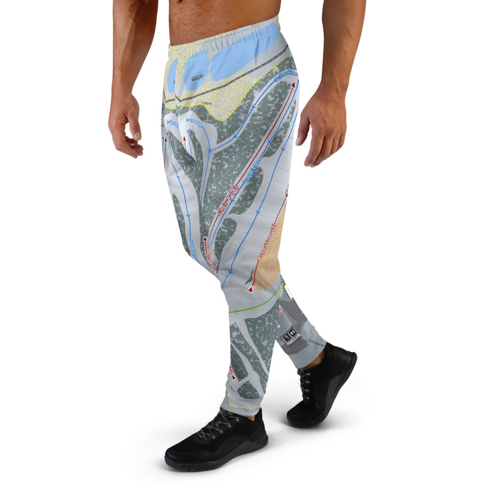 Trollhaugen, Wisconsin Ski Trail Map Men's Mid-Layer - Powderaddicts