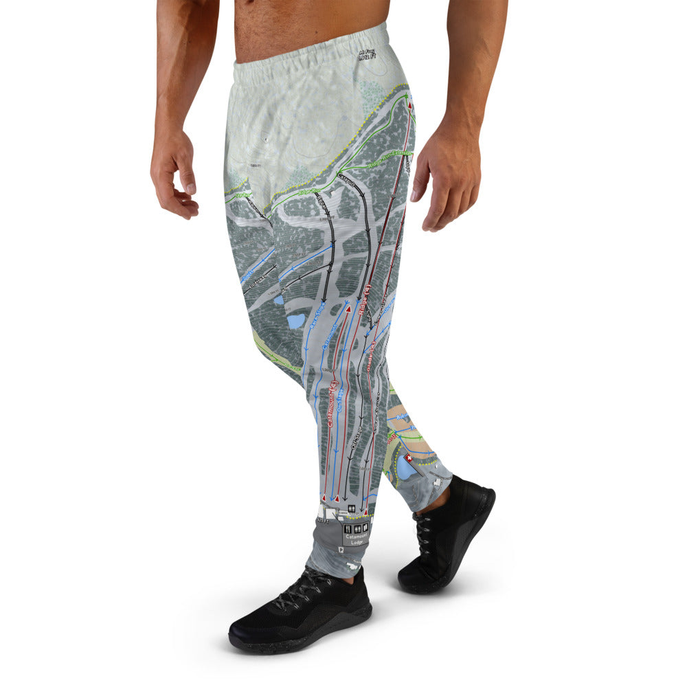 Catamount, New York Ski Trail Map Men's Mid-Layer - Powderaddicts