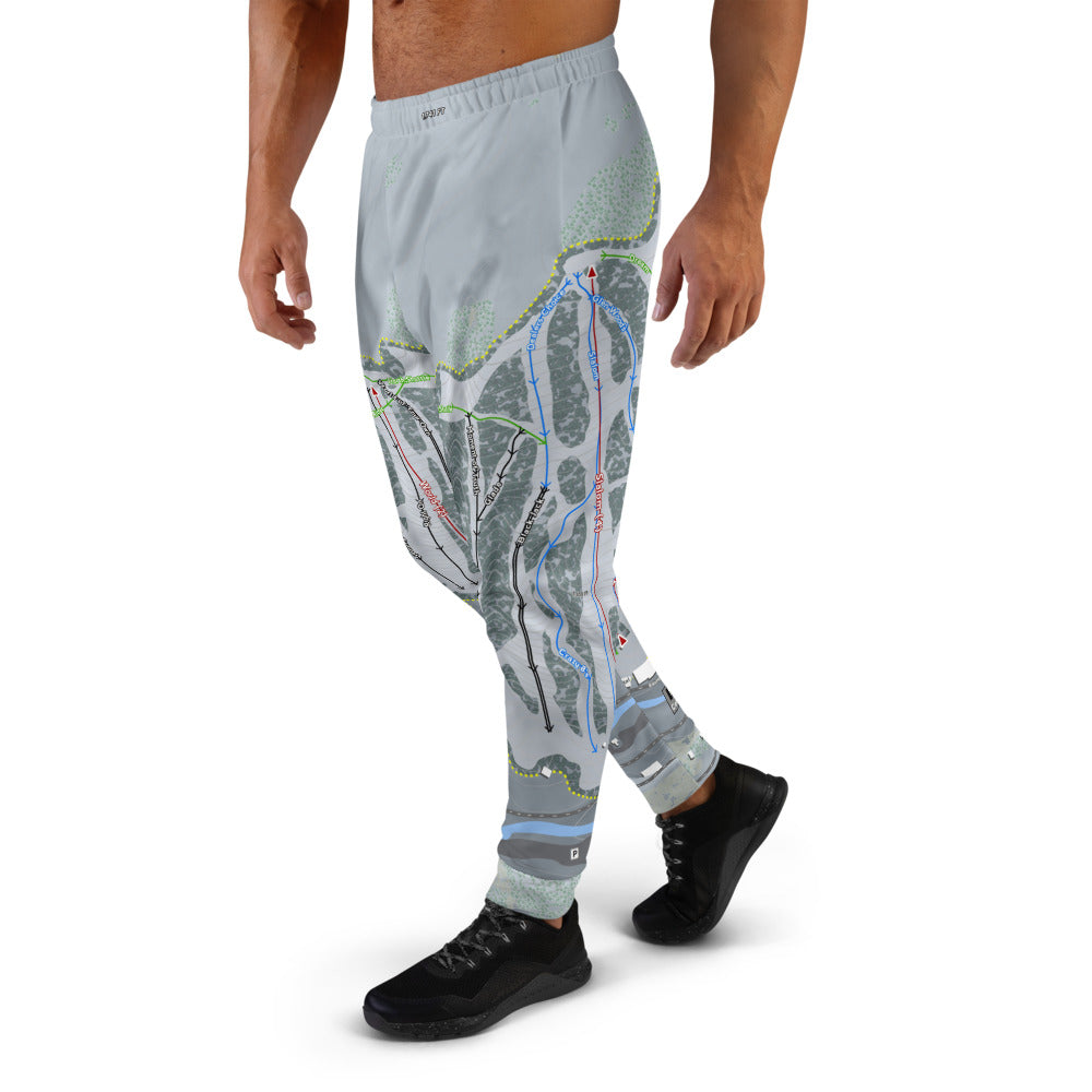 Kissing Bridge, New York Ski Trail Map Men's Mid-Layer - Powderaddicts