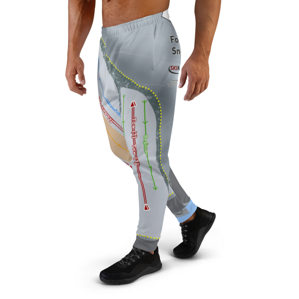 Four Lakes Snowsports, Illinois Ski Trail Map Men's Mid-Layer - Powderaddicts