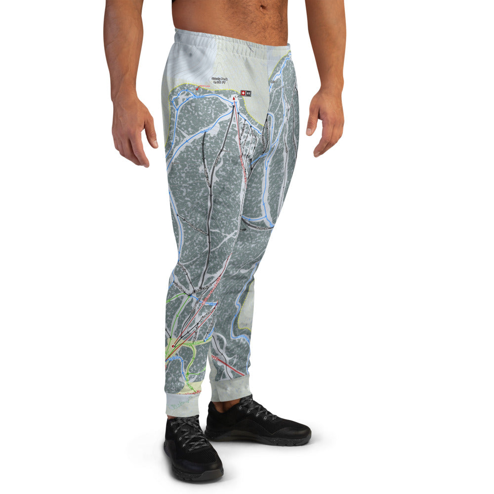 Red Lodge, Montana Ski Trail Map Men's Mid-Layer - Powderaddicts