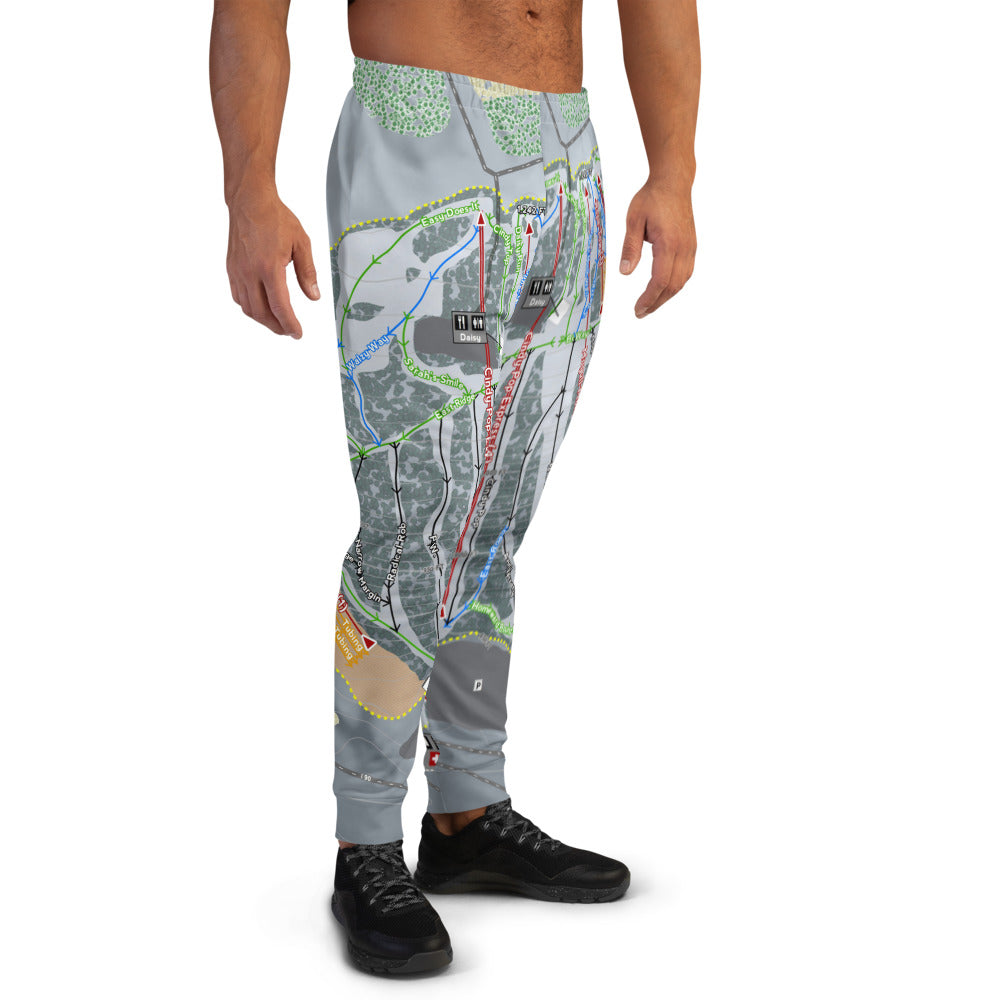 Cascade Mountain, Wisconsin Ski Trail Map Men's Mid-Layer - Powderaddicts