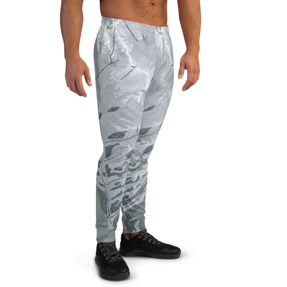 Silverton Mountain, Colorado Ski Trail Map Men's Mid-Layer - Powderaddicts