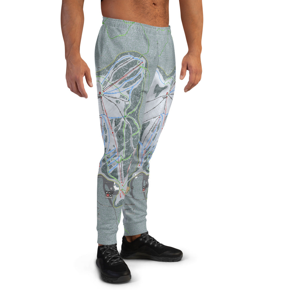 Hoodoo, Oregon Ski Trail Map Men's Mid-Layer - Powderaddicts
