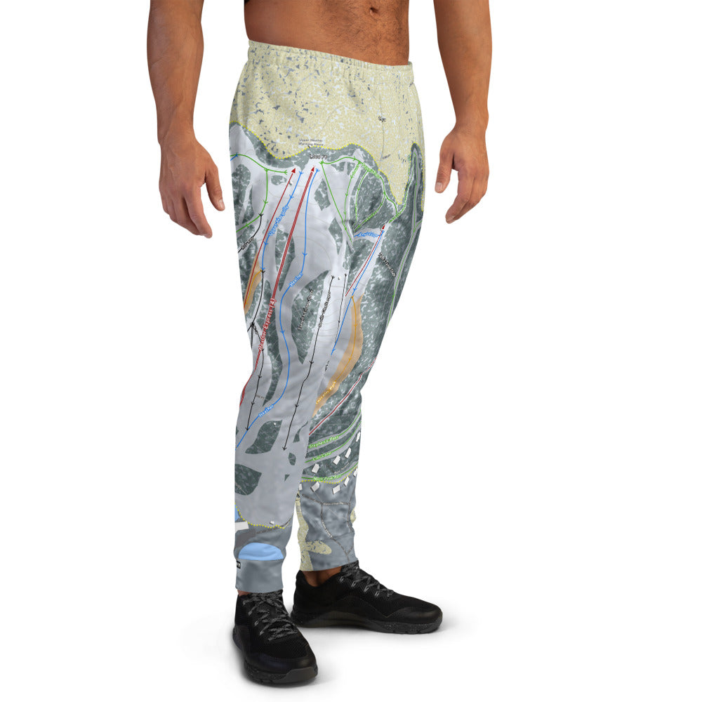 Boyne Highlands, Michigan Ski Trail Map Men's Mid-Layer - Powderaddicts