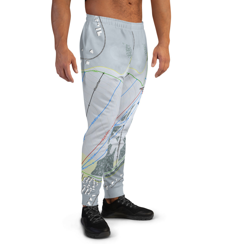 Tahoe Donner, California Ski Trail Map Men's Mid-Layer - Powderaddicts