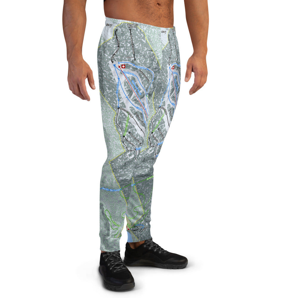 Camden Snow Bowl, Maine Ski Trail Map Men's Mid-Layer - Powderaddicts