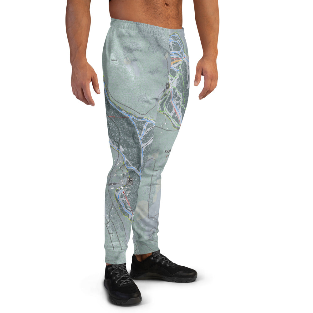 Eagle Point, Utah Ski Trail Map Men's Mid-Layer - Powderaddicts