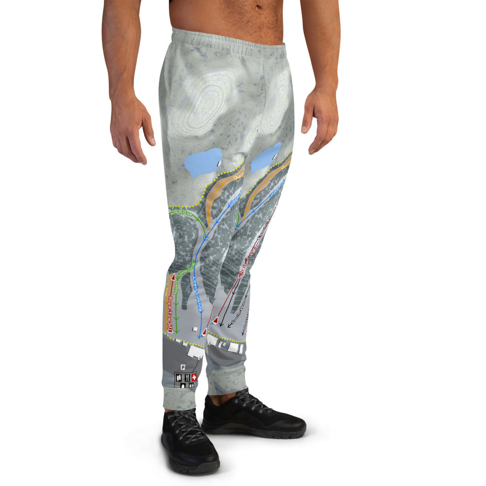 Wild Mountain, Minnesota Ski Trail Map Men's Mid-Layer - Powderaddicts