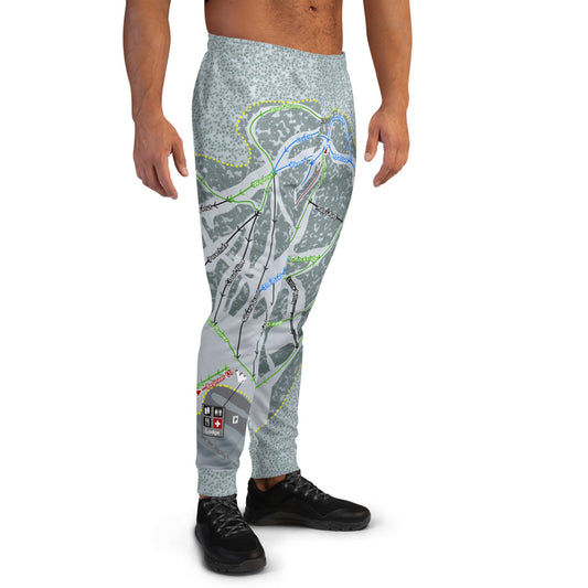 Ski Cloudcroft, New Mexico Ski Trail Map Men's Mid-Layer - Powderaddicts