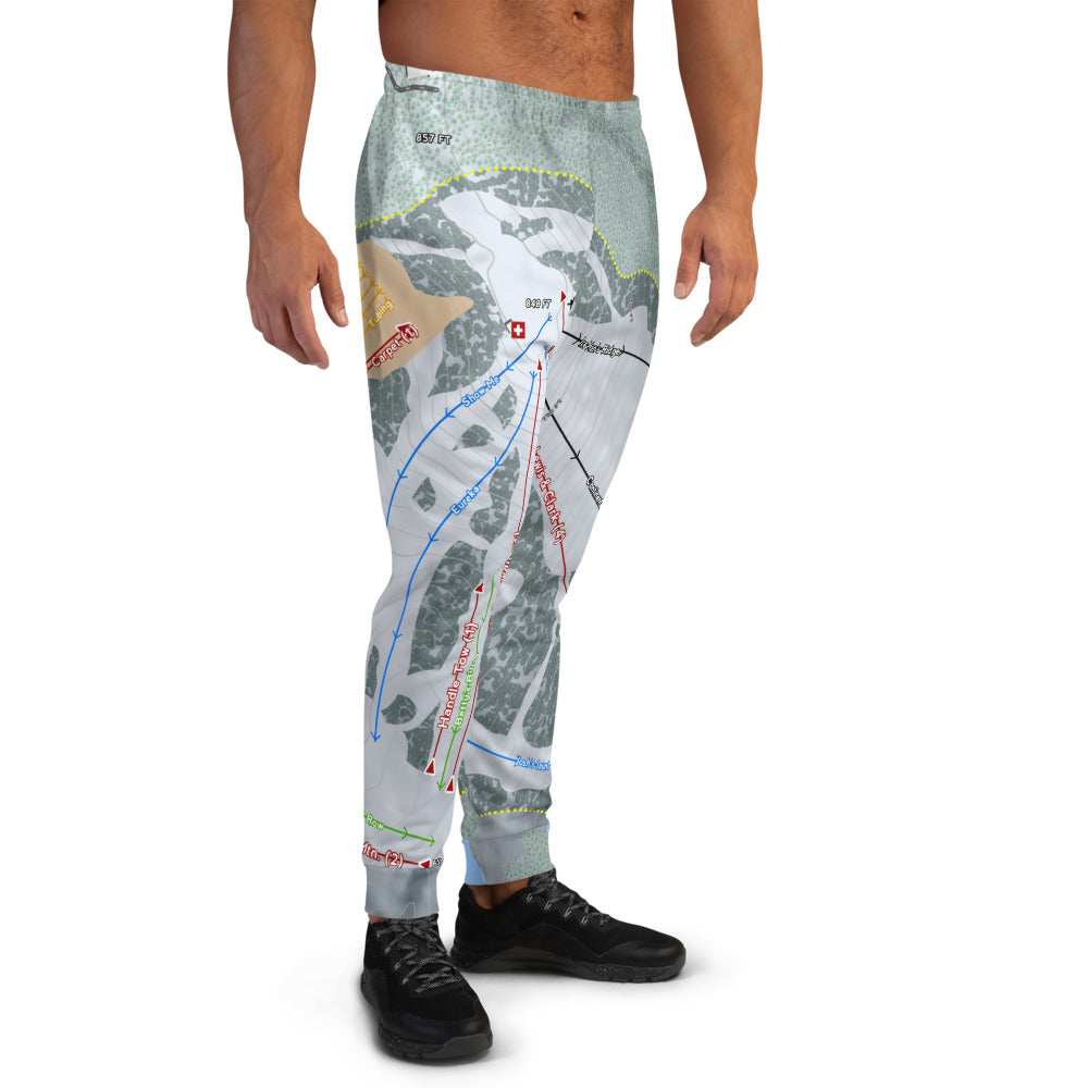 Hidden Valley, Missouri Ski Trail Map Men's Mid-Layer - Powderaddicts