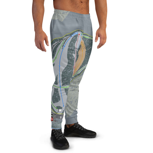 Lake City, Colorado Ski Trail Map Men's Mid-Layer - Powderaddicts