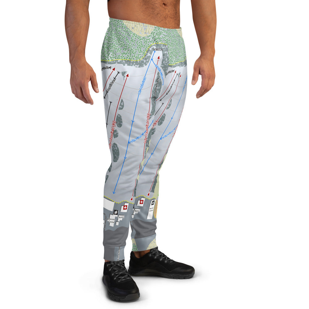 Snow Trails, Ohio Ski Trail Map Men's Mid-Layer - Powderaddicts