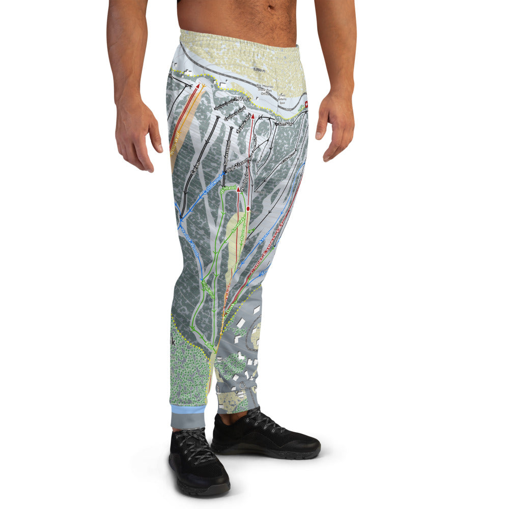 Granite Peak, Wisconsin Ski Trail Map Men's Mid-Layer - Powderaddicts