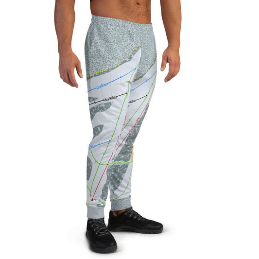 Little Ski Hill, Idaho Ski Trail Map Men's Mid-Layer - Powderaddicts
