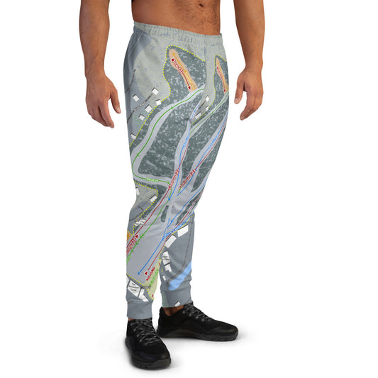 Bryce, Virginia Ski Trail Map Men's Mid-Layer - Powderaddicts