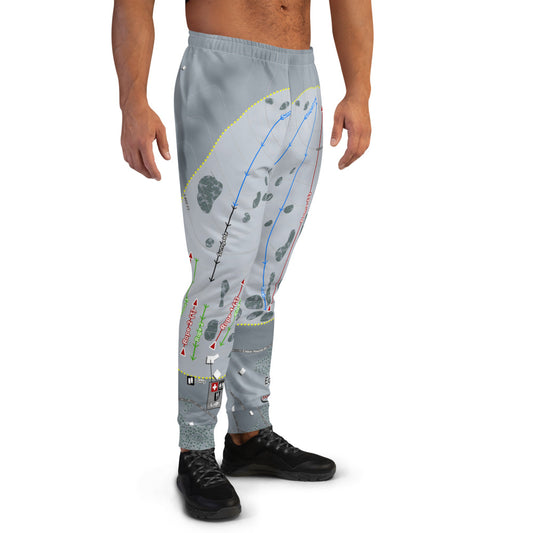 Echo Valley, Washington Ski Trail Map Men's Mid-Layer - Powderaddicts
