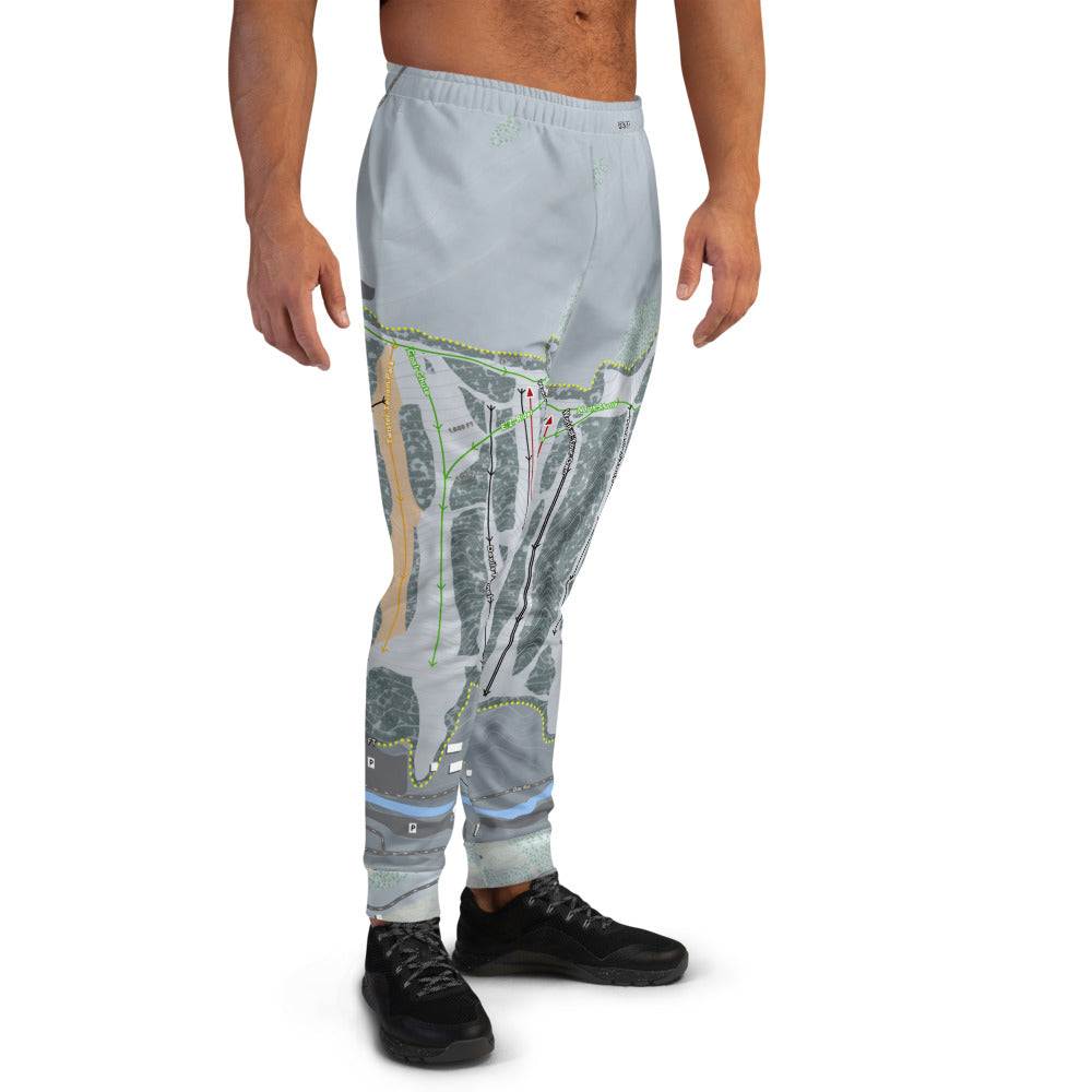 Kissing Bridge, New York Ski Trail Map Men's Mid-Layer - Powderaddicts