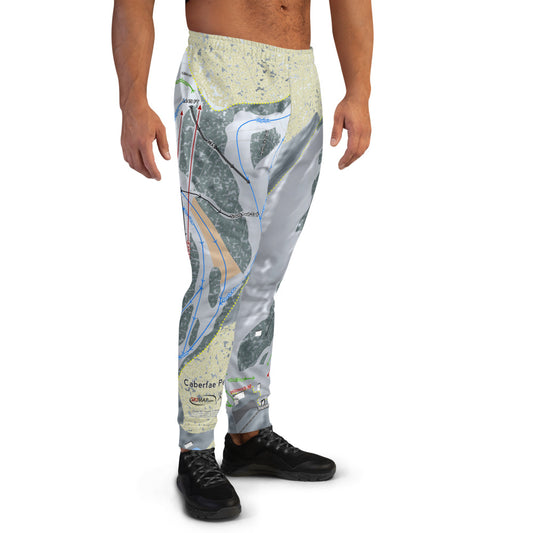 Caberfae Peaks, Michigan Ski Trail Map Men's Mid-Layer - Powderaddicts