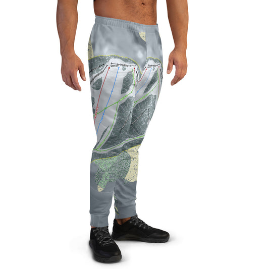 Otsego, Michigan Ski Trail Map Men's Mid-Layer - Powderaddicts