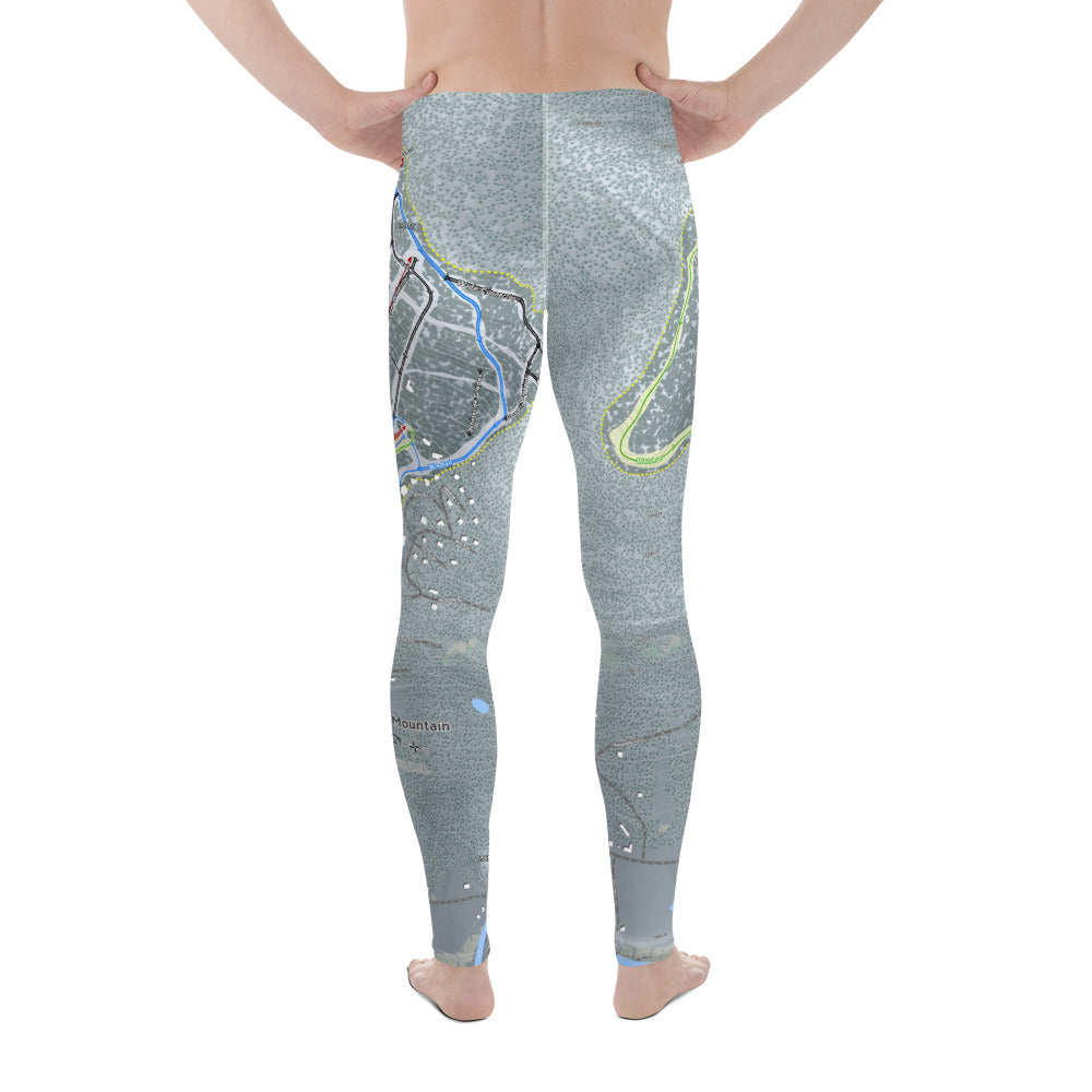Windham Mountain, New York Ski Trail Map - Men's Base Layer Bottoms - Powderaddicts