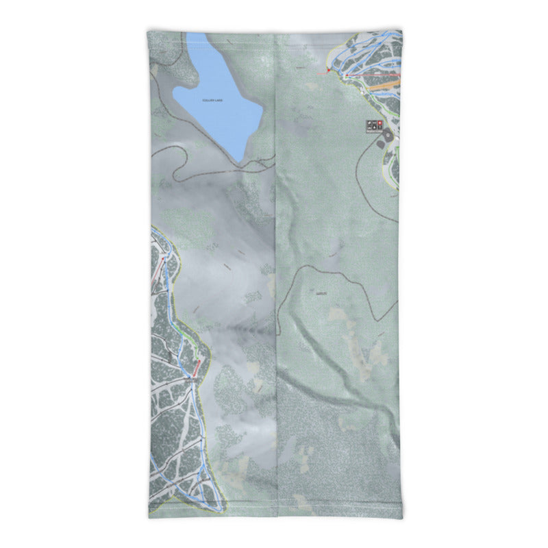 Eagle Point, Utah Ski Trail Map Printed Neck Gaiter - Powderaddicts