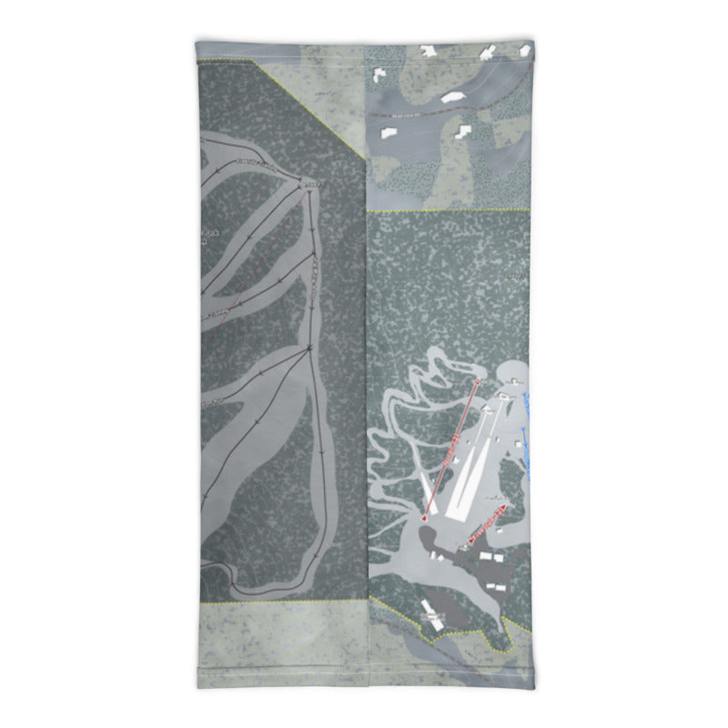 Utah Olympic Park, Utah Ski Trail Map Printed Neck Gaiter - Powderaddicts