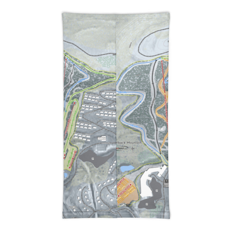 Camelback Mountain, Pennsylvania Ski Trail Map Printed Neck Gaiter - Powderaddicts