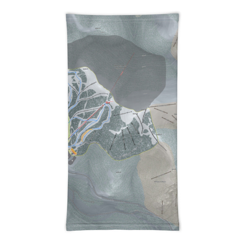 Monarch Mountain, Colorado Ski Trail Map Printed Neck Gaiter - Powderaddicts