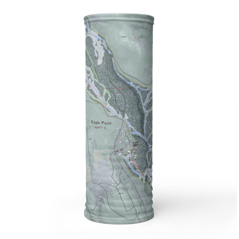 Eagle Point, Utah Ski Trail Map Printed Neck Gaiter - Powderaddicts