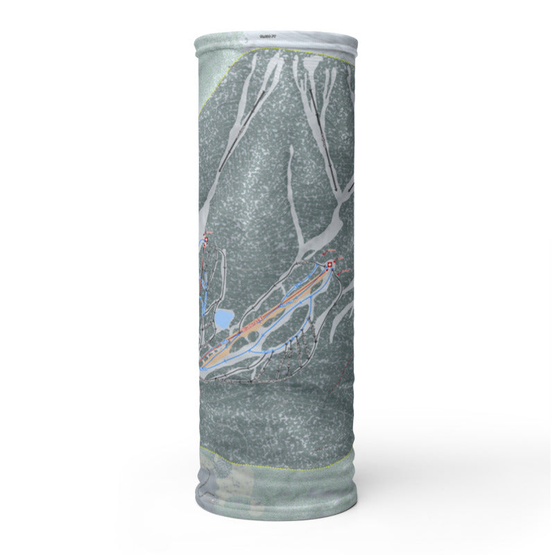 Lee Canyon, Nevada Ski Trail Map Printed Neck Gaiter - Powderaddicts