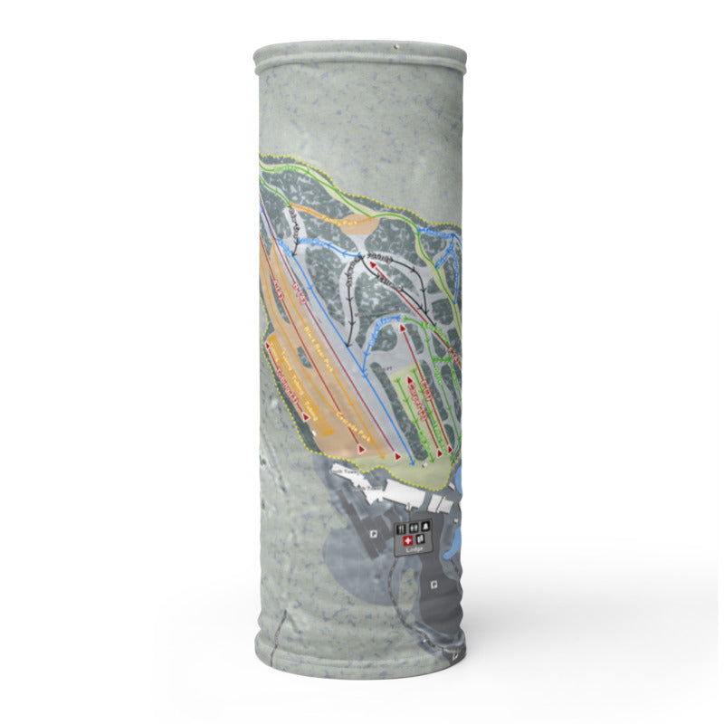 Bear Creek, Pennsylvania Ski Trail Map Printed Neck Gaiter - Powderaddicts