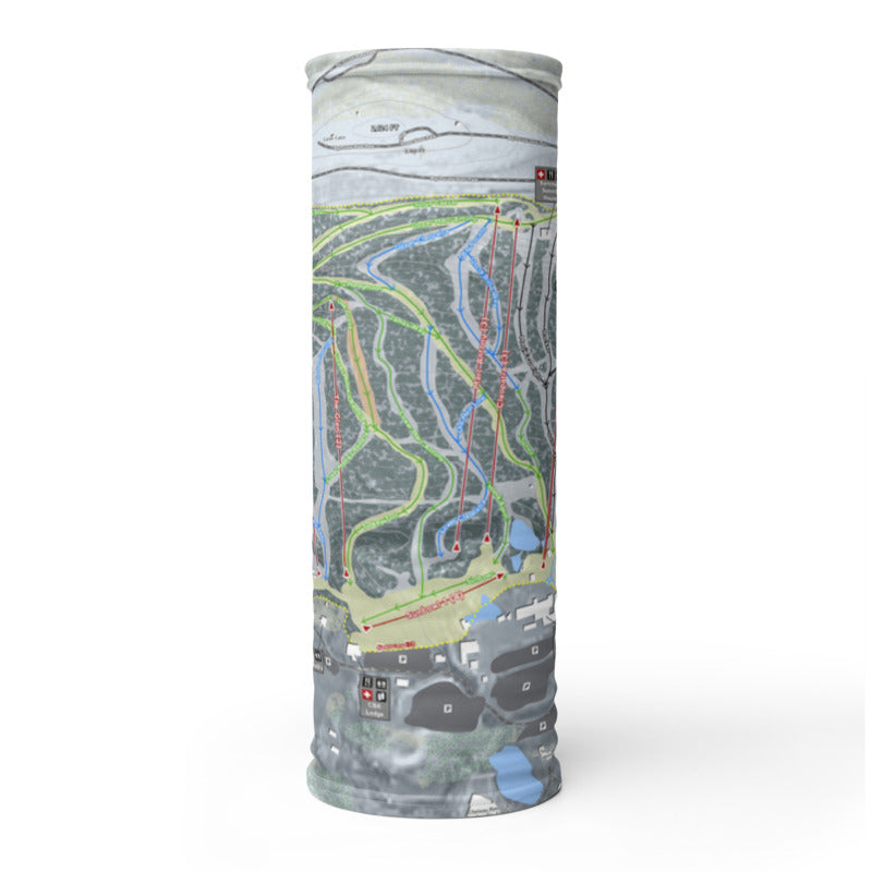 Camelback Mountain, Pennsylvania Ski Trail Map Printed Neck Gaiter - Powderaddicts