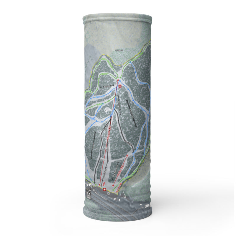 Whaleback Mountain, New Hampshire Ski Trail Map Printed Neck Gaiter - Powderaddicts