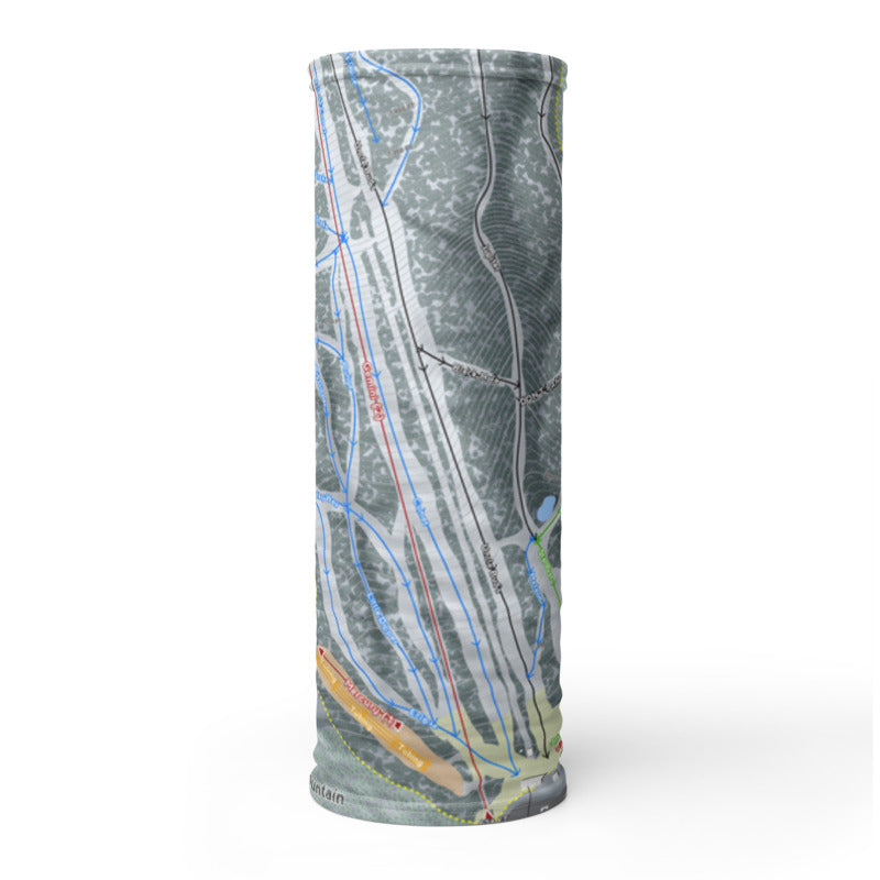 Big Rock, Maine Ski Trail Map Printed Neck Gaiter - Powderaddicts