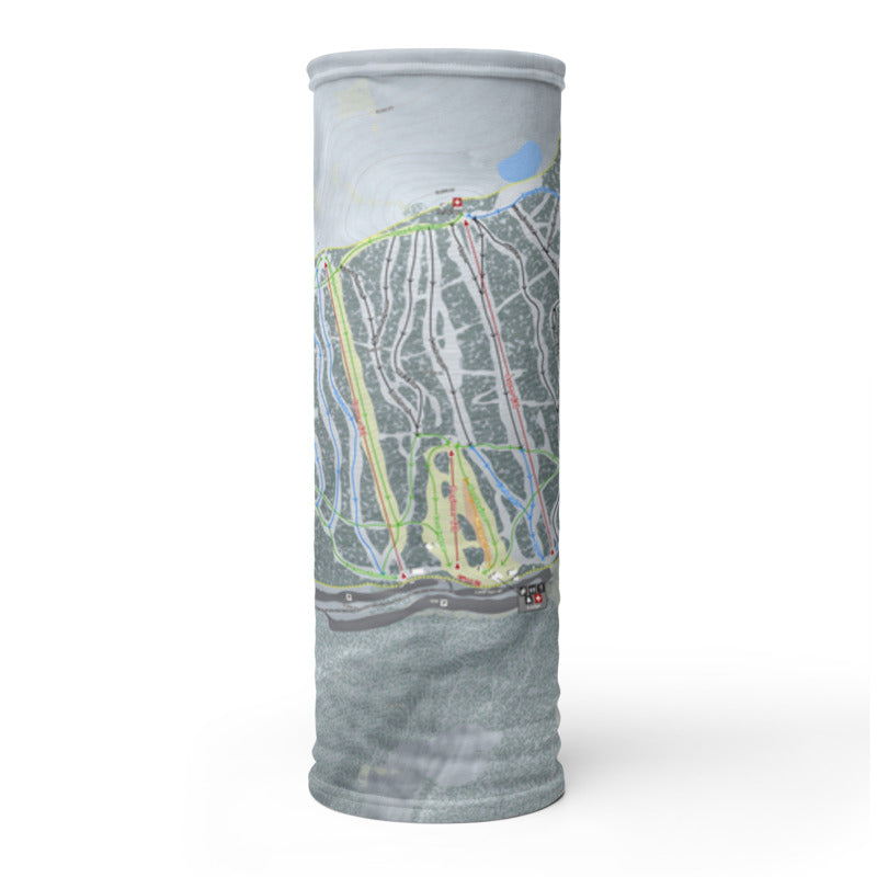 Pajarito, New Mexico Ski Trail Map Printed Neck Gaiter - Powderaddicts