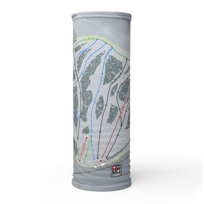 Sitz mark, Washington Ski Trail Map Printed Neck Gaiter - Powderaddicts